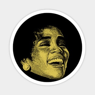 Yellow Whitney Houston Magnet